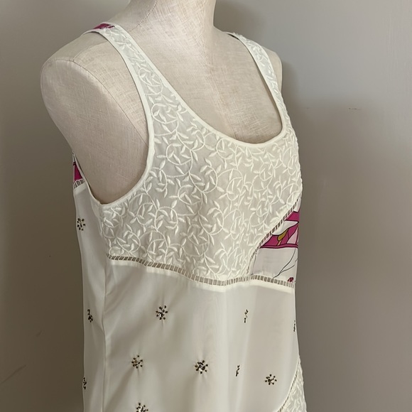 COPY - Leifnotes Asymmetrical Hem Guarri Dress Patchwork  ANTHROPOLOGIE Dress s… - Picture 12 of 16